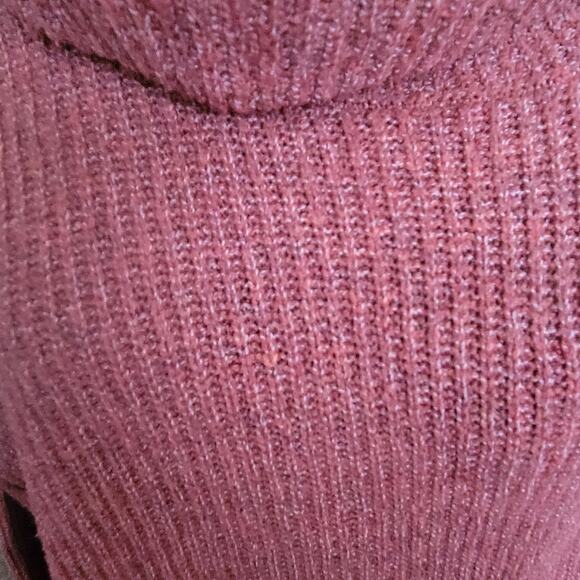 Small Jessica Simpson button detail brown cowl neck sweater - Picture 5 of 5